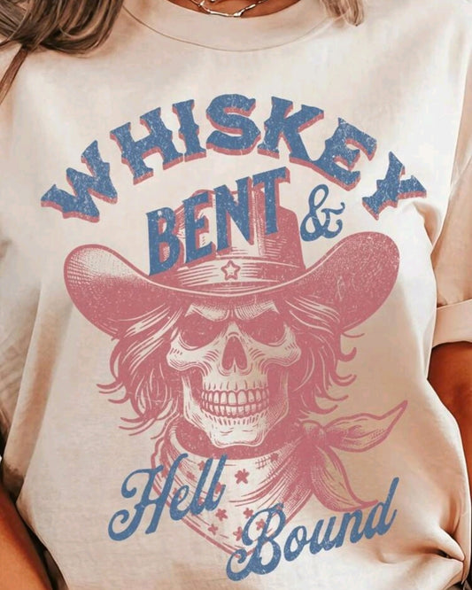 Whiskey Bent and Hell Bound Tee